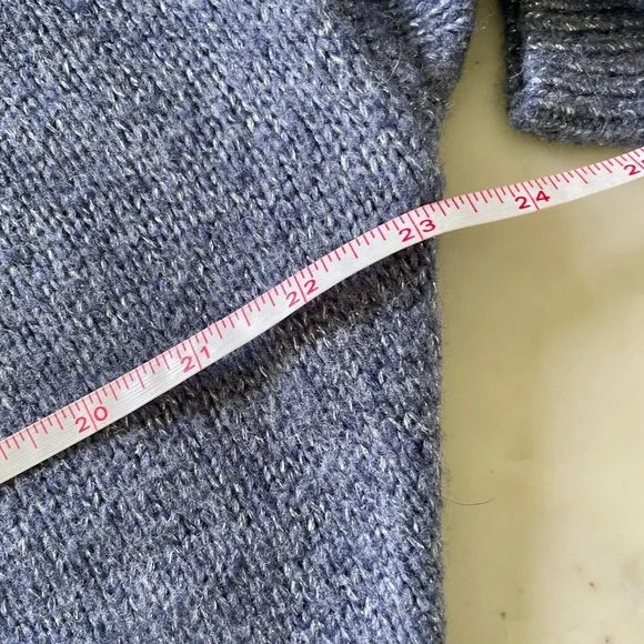 White House Black Market Sparkly Shimmer Zip Neck Dolman Sleeve Sweater - Picture 12 of 16